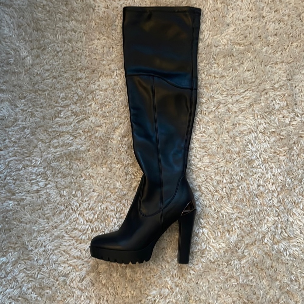 Guess Knee High Black Boots